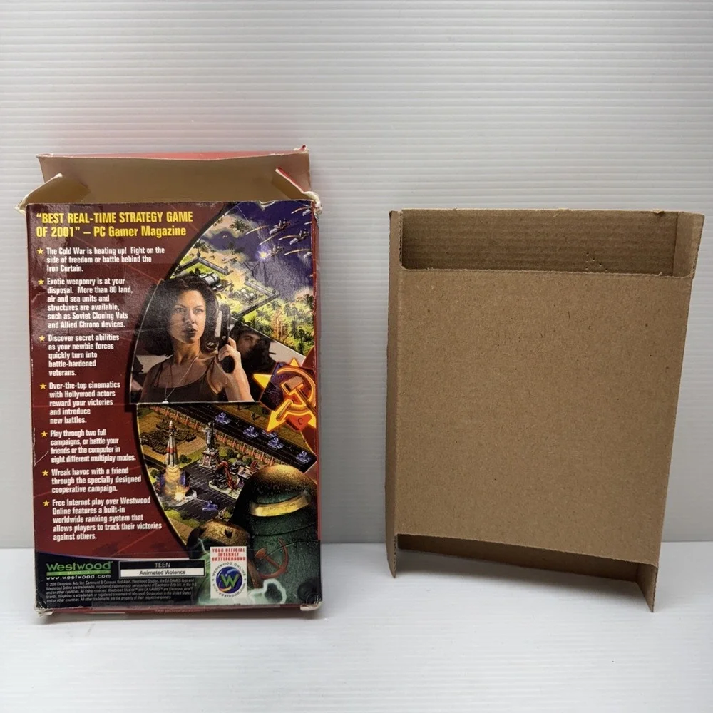Command & Conquer: Red Alert 2 BOX PC Win 95 CD-Rom Westwood - BOX & Insert ONLY